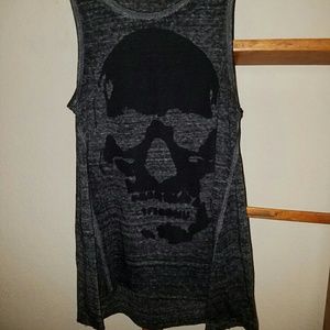 Anthropologie Chelsea and Violet Skull tank top